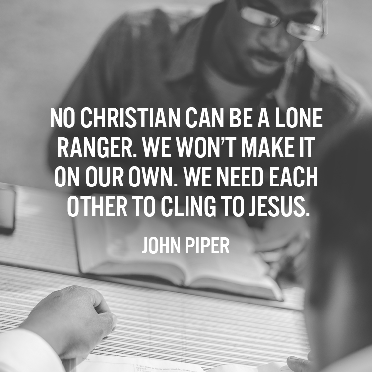 No Christian can be a lone ranger. SermonQuotes