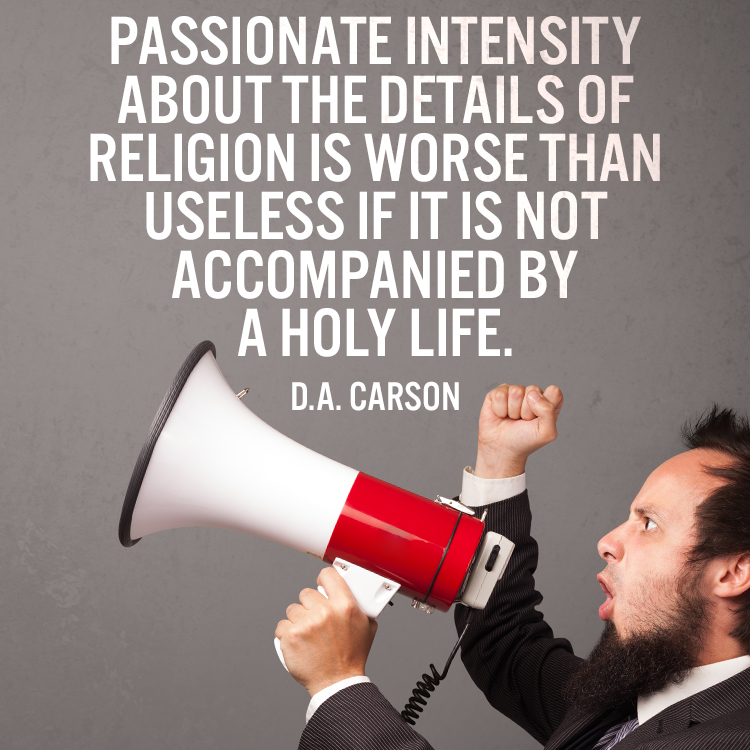 Passion intensity about the details of religion SermonQuotes