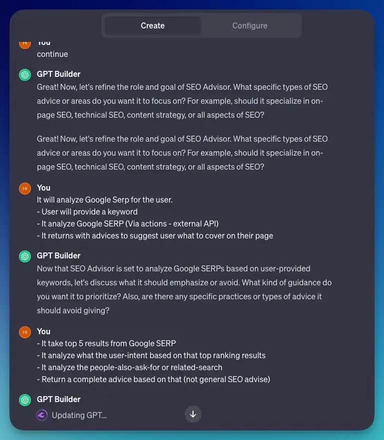 Connect custom GPT to the (Google X ChatGPT)