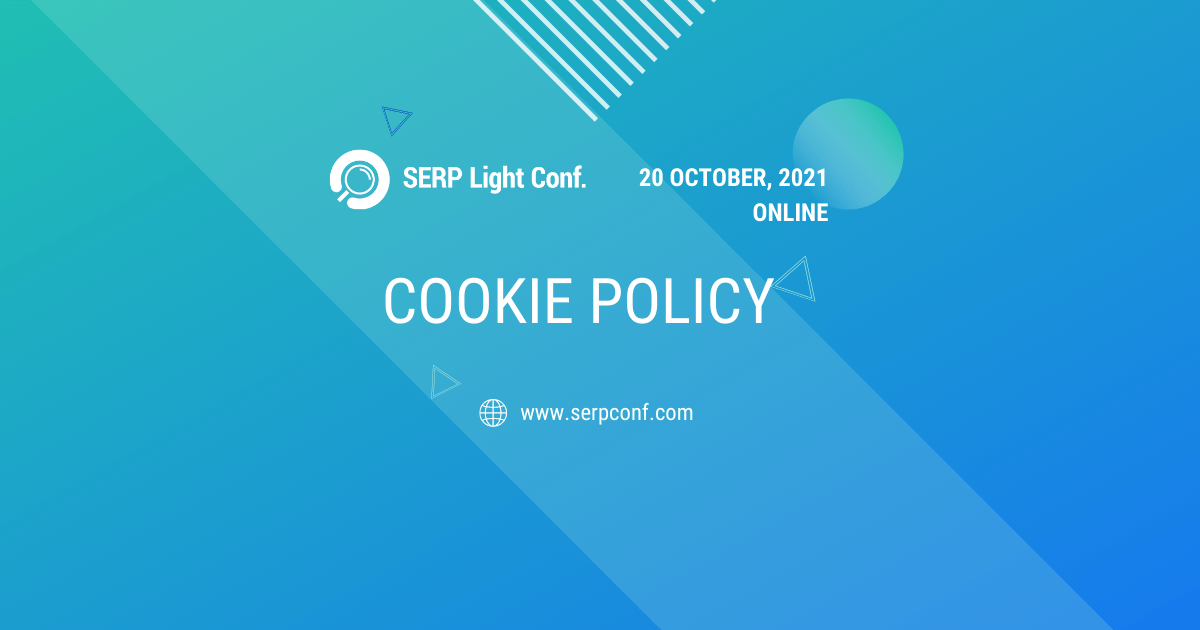Cookie policy SERP Conf.