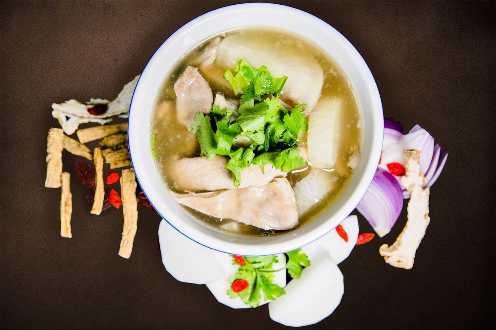 Pepper Tripe Soup Ser Seng Herbs (Turtle) Rest