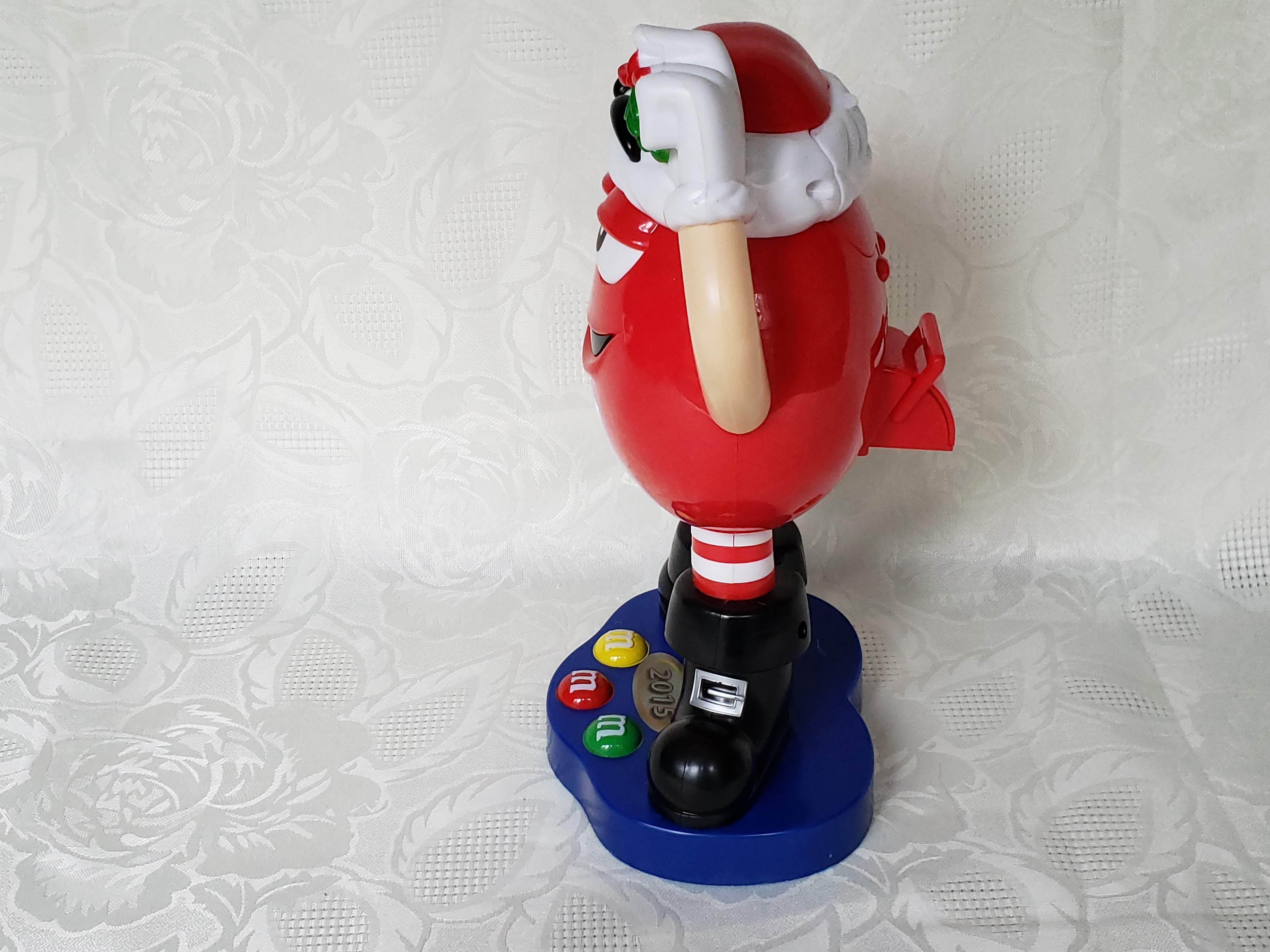 Holiday Red M&M Candy Dispenser Aunt Gladys' Attic