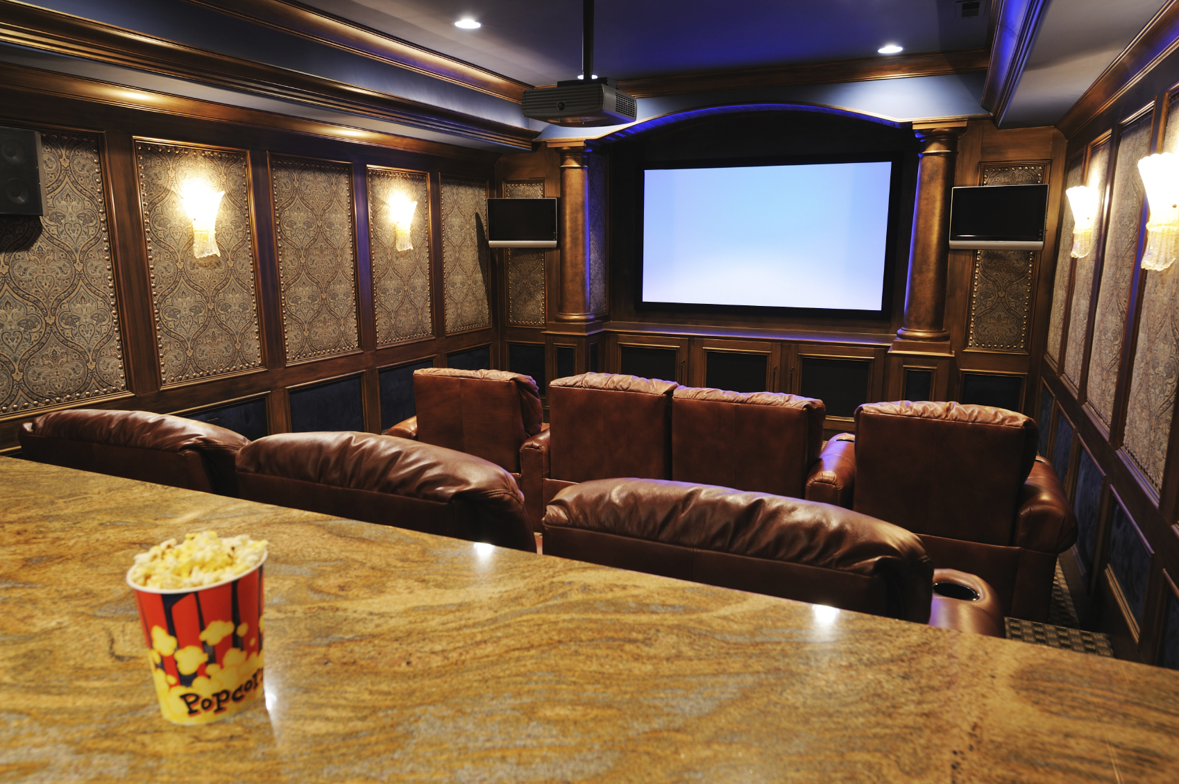 Media Room in Dallas, TX Custom Design & Installation