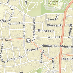 Newton Ma Zip Codes Map Maping Resources