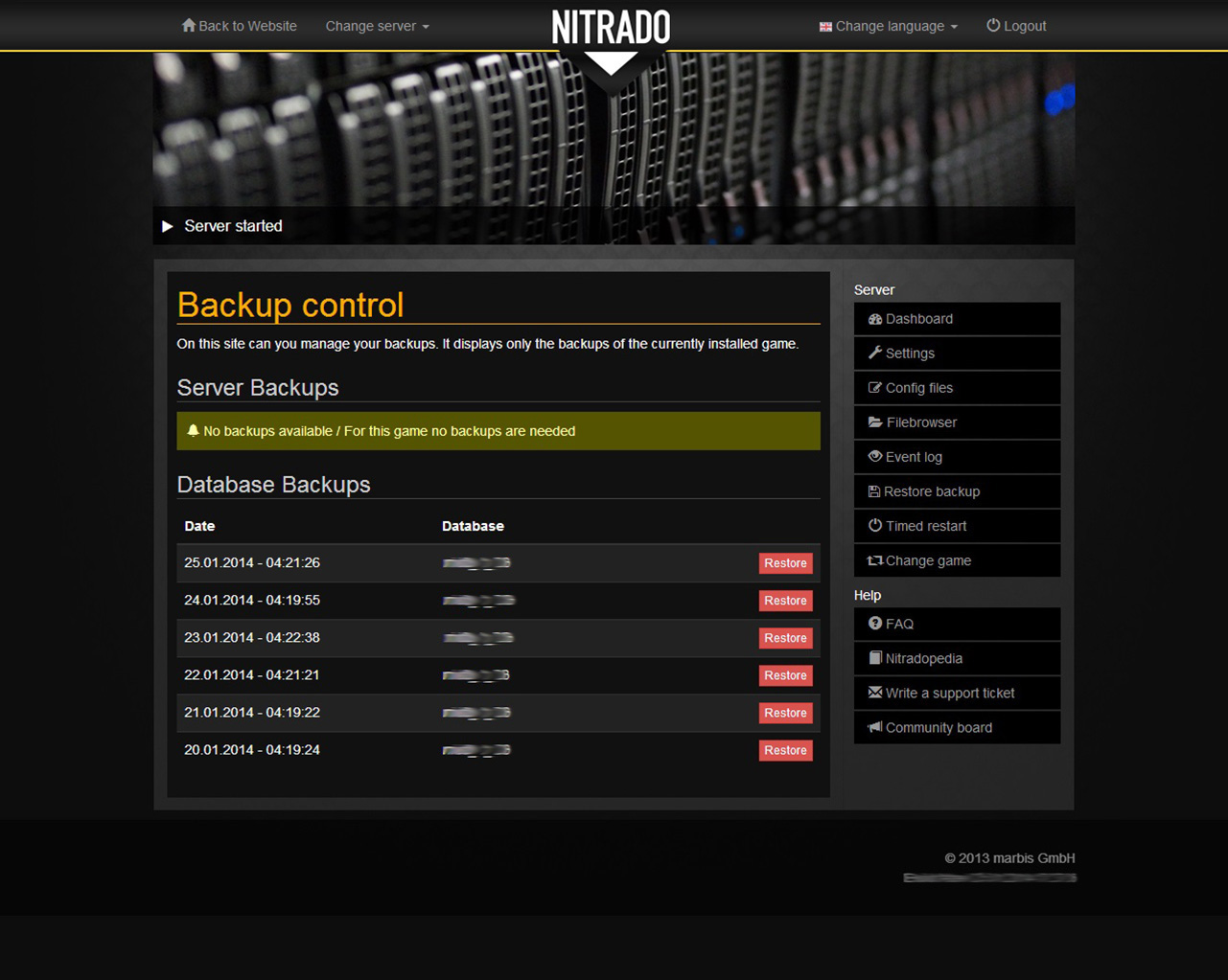 NITRADO BACKUP KOSTENLOS DOWNLOADEN