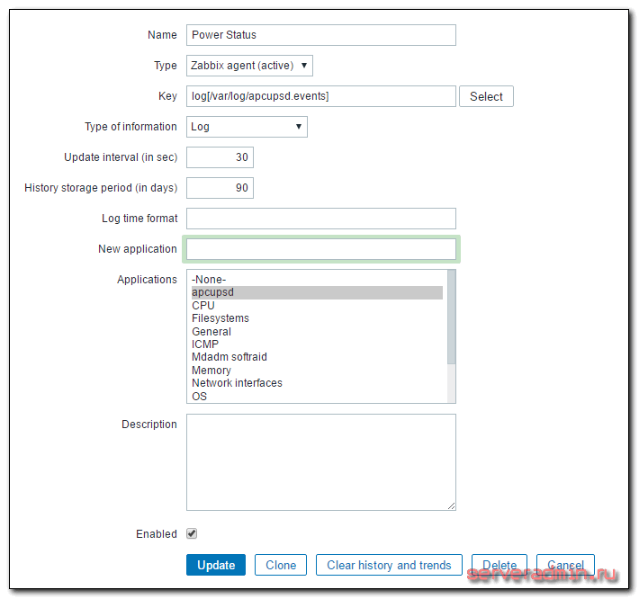 Zabbix Template Windows Event Log