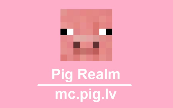 Brand New Minecraft Towny Survival Server Pig Realm ServerBrowse