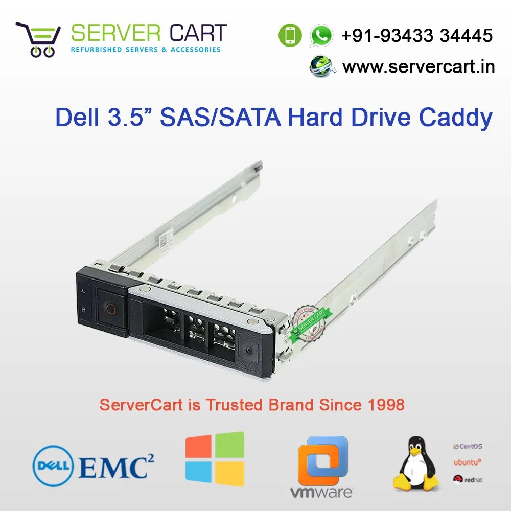 Dell T640 T440 T340 Server 3.5" Hard Drive Tray Caddy X7K8W ServerCart