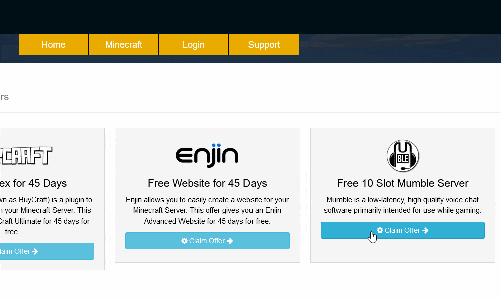 How to activate your Mumble Voice Server