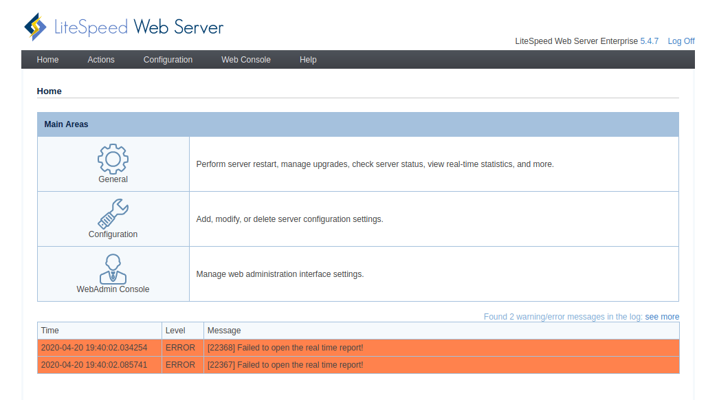 Install LiteSpeed  Server ServerOK
