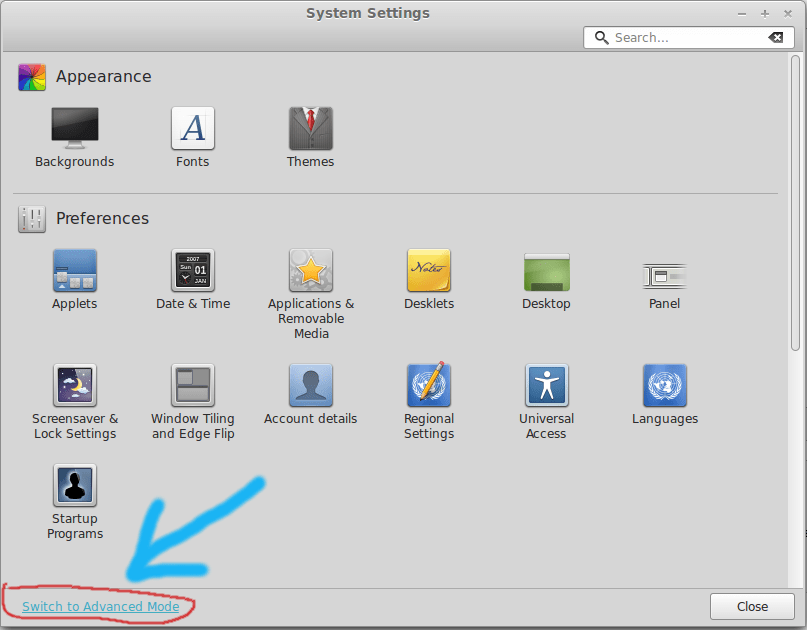 Disable hot corner in Linux Mint ServerOK