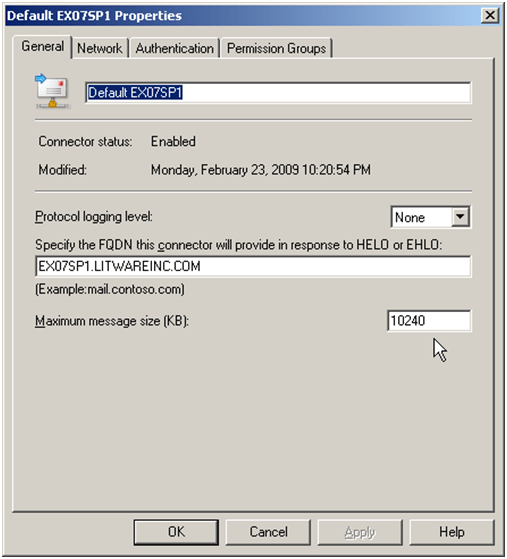 My Exchange 2007 or 2010 does not accept emails larger than 10MB. What