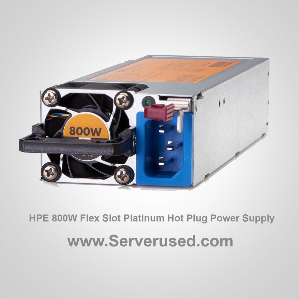 پاور دست دوم HPE 800W Flex Slot Platinum Hot Plug خرید سرور استوک HP