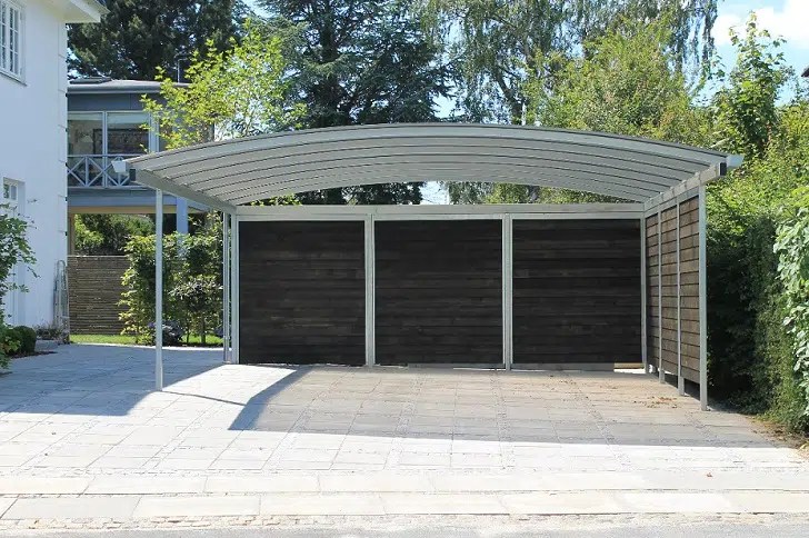 Dobbelt Carport med Redskabsrum Service Guide Artikeldatabase