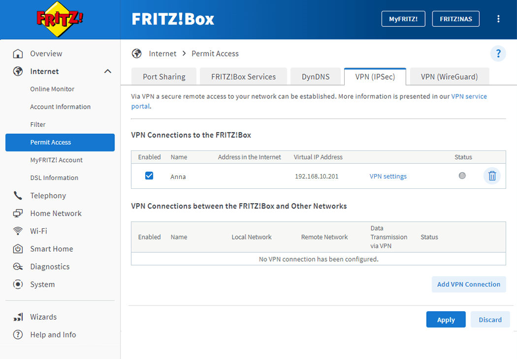 Setting up an IPSec VPN to the FRITZ!Box in Android AVM International