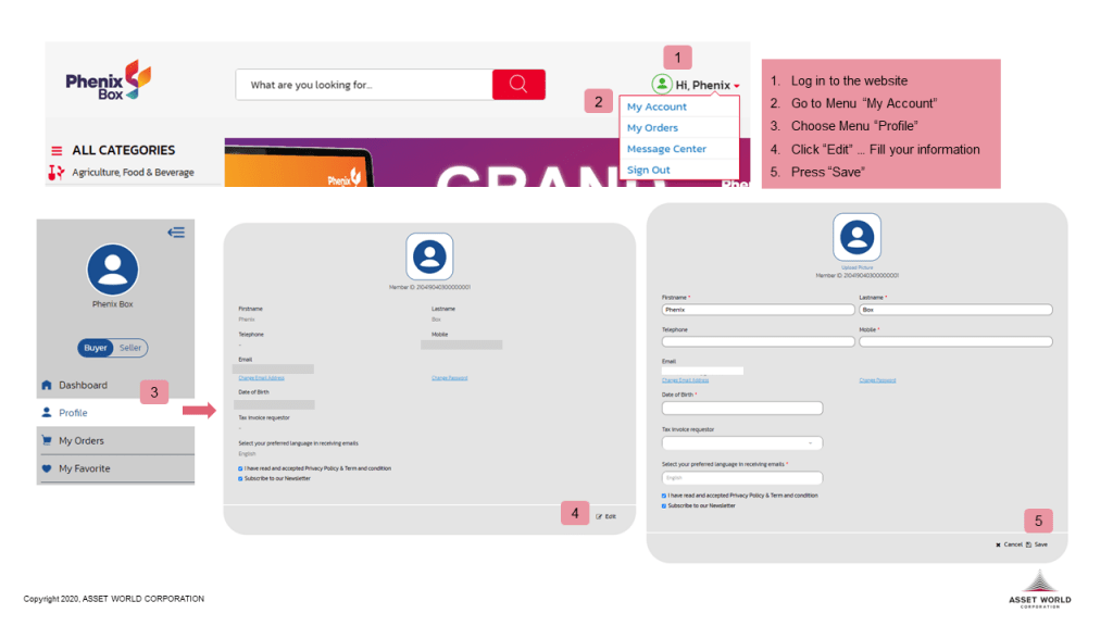 My Account AEC Help Center