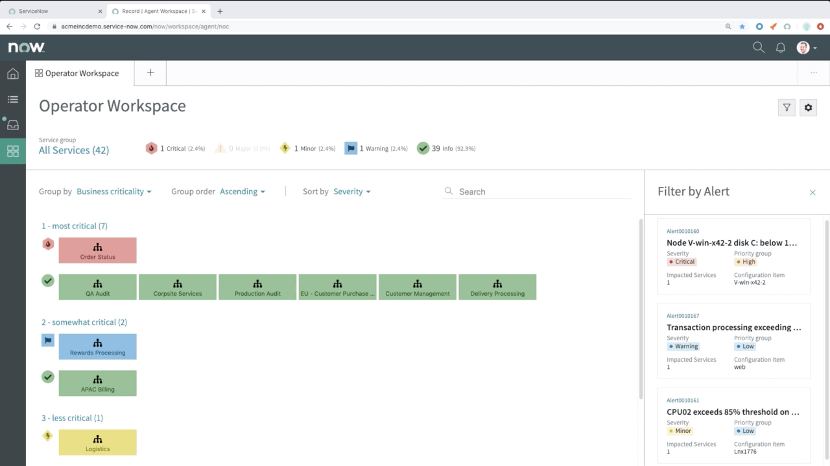 ServiceNow Produktseite ServiceManagementTool servicemanagement.tools