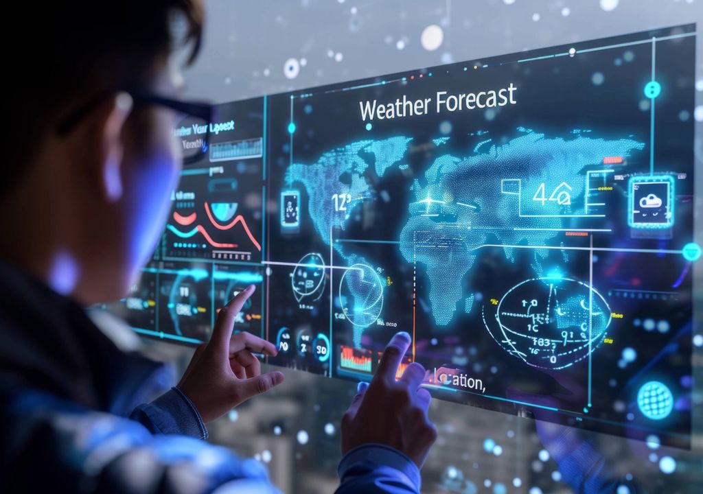 Using weather forecasting models to predict how human activity affects