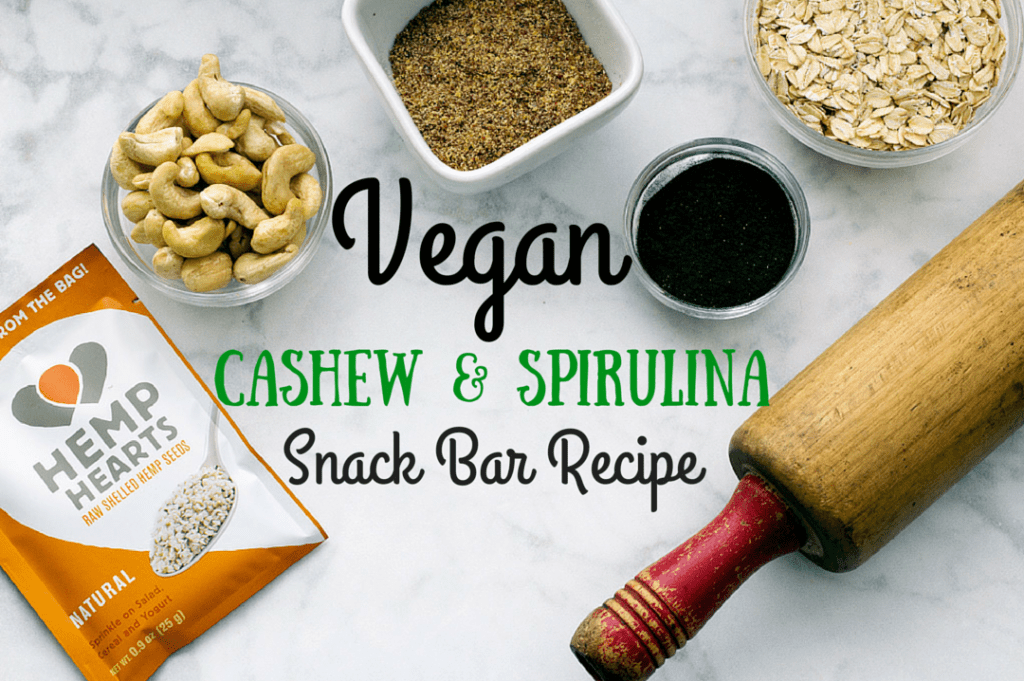Vegan Protein Bar Recipe with Cashews Serving Realness