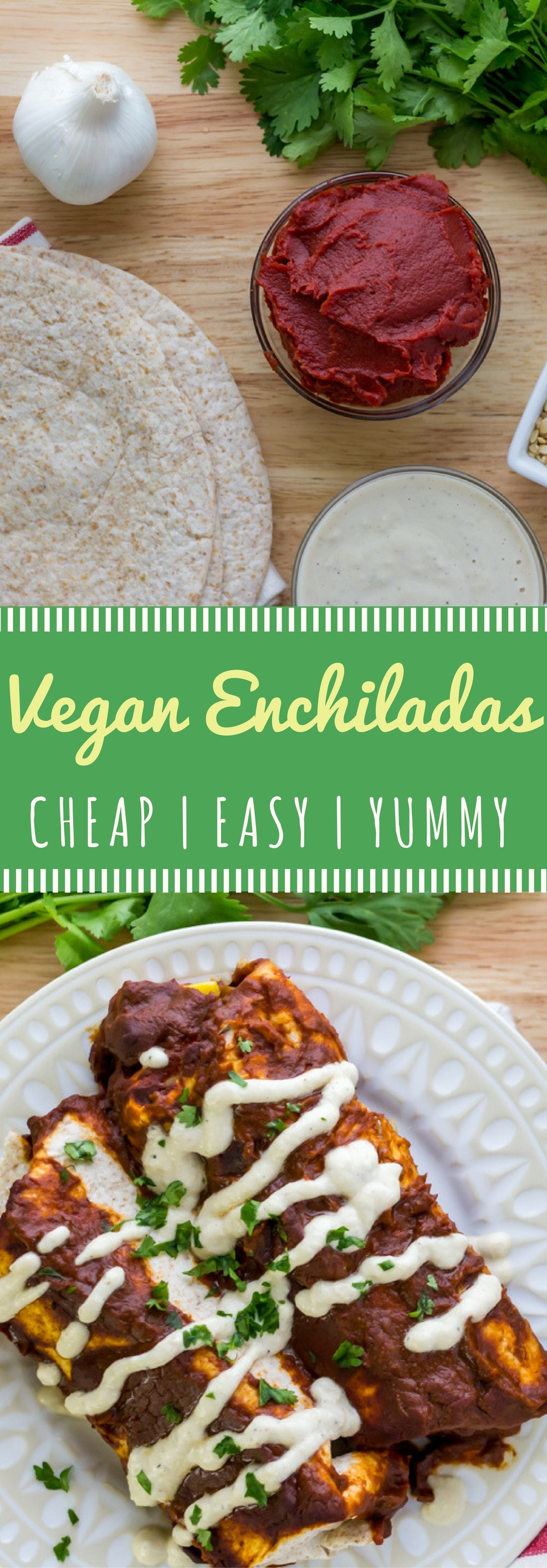 Easy Vegan Enchilada Recipe from Scratch Serving Realness