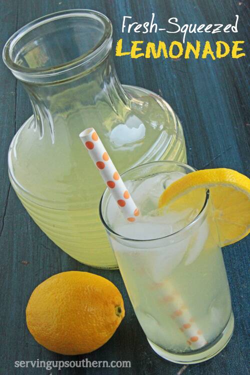 Homemade Lemonade Recipe Serving Up Southern
