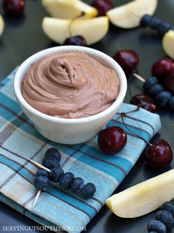 Nutella Fruit Dip Serving Up Southern