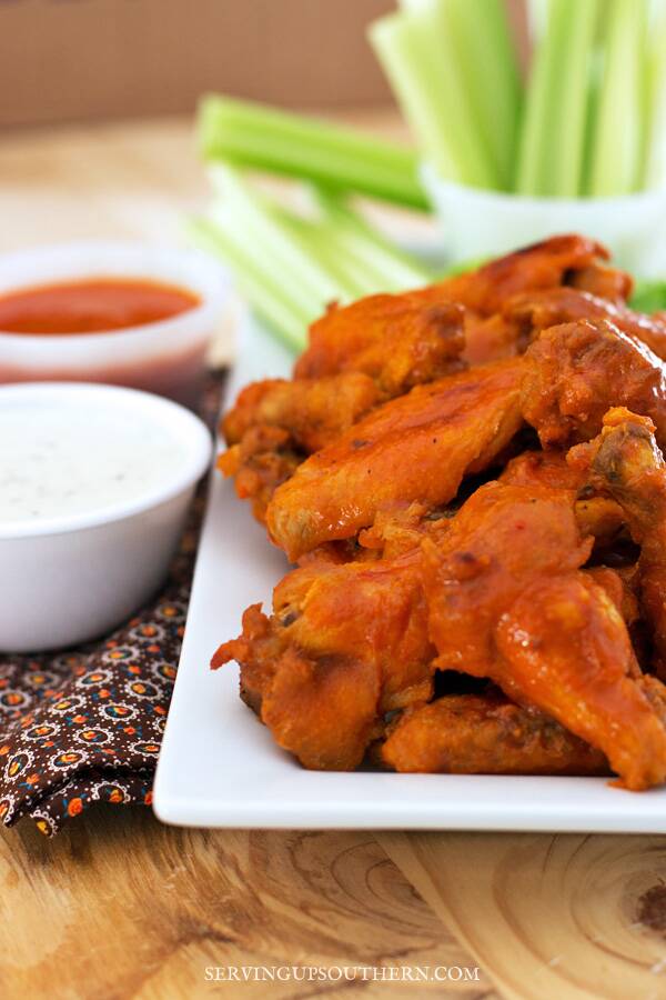 Hot Buffalo Wings Serving Up Southern