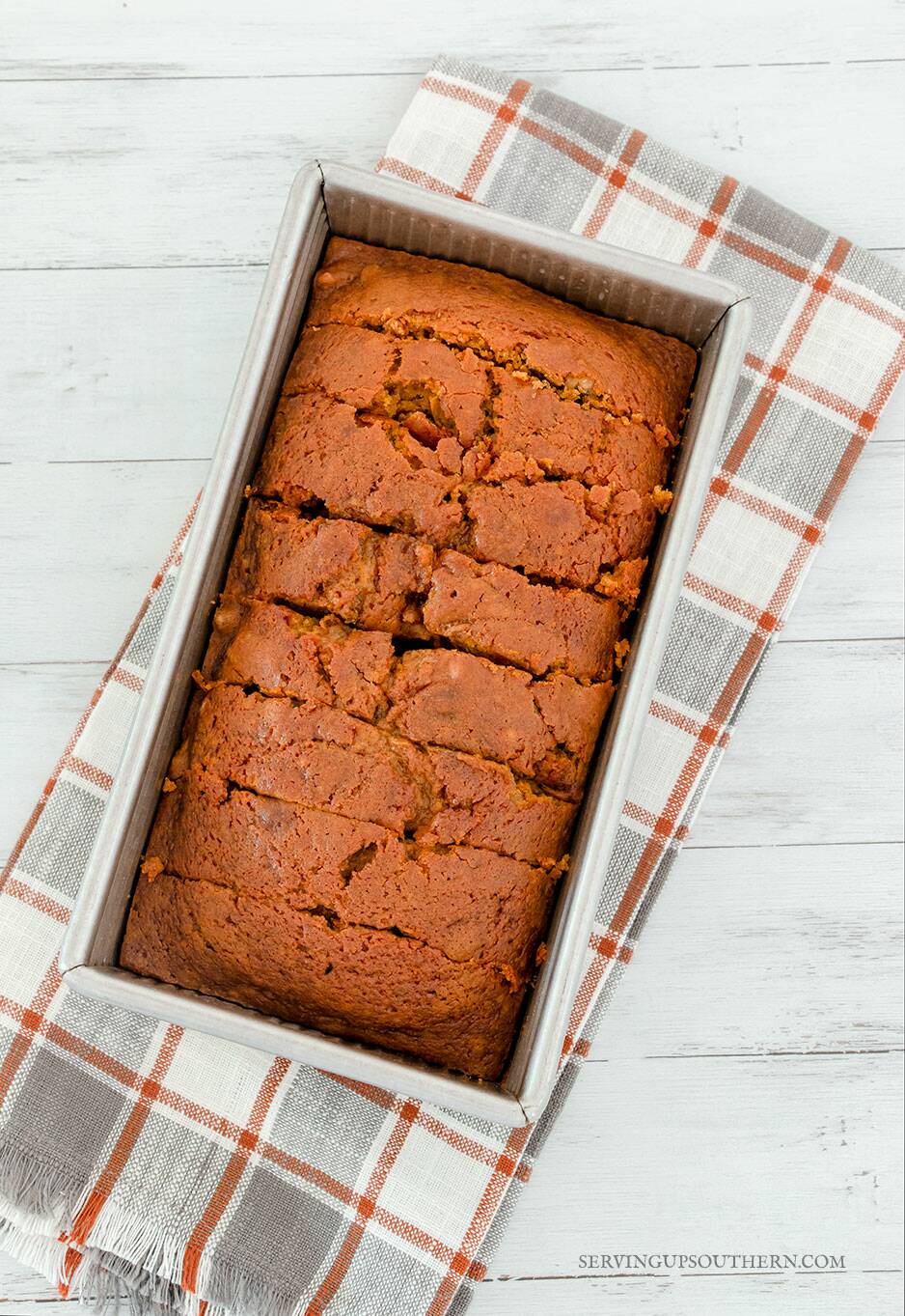 Classic Pumpkin Bread Serving Up Southern