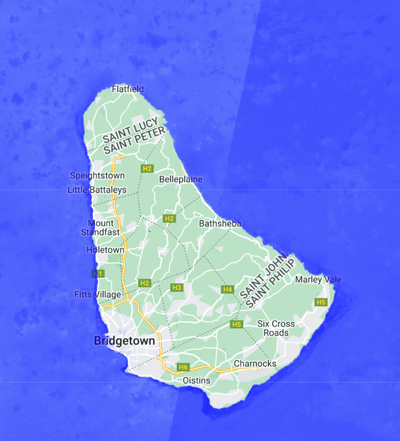 Surface Water Mapping using Optical Imagery Barbados Geospatial Capacity Building Training