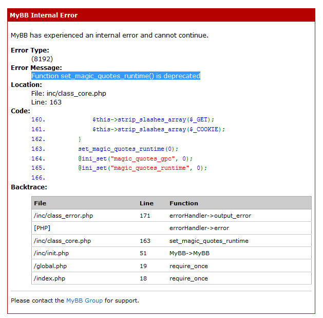 Error de la función set_magic_quotes Mis Plugins para WordPress
