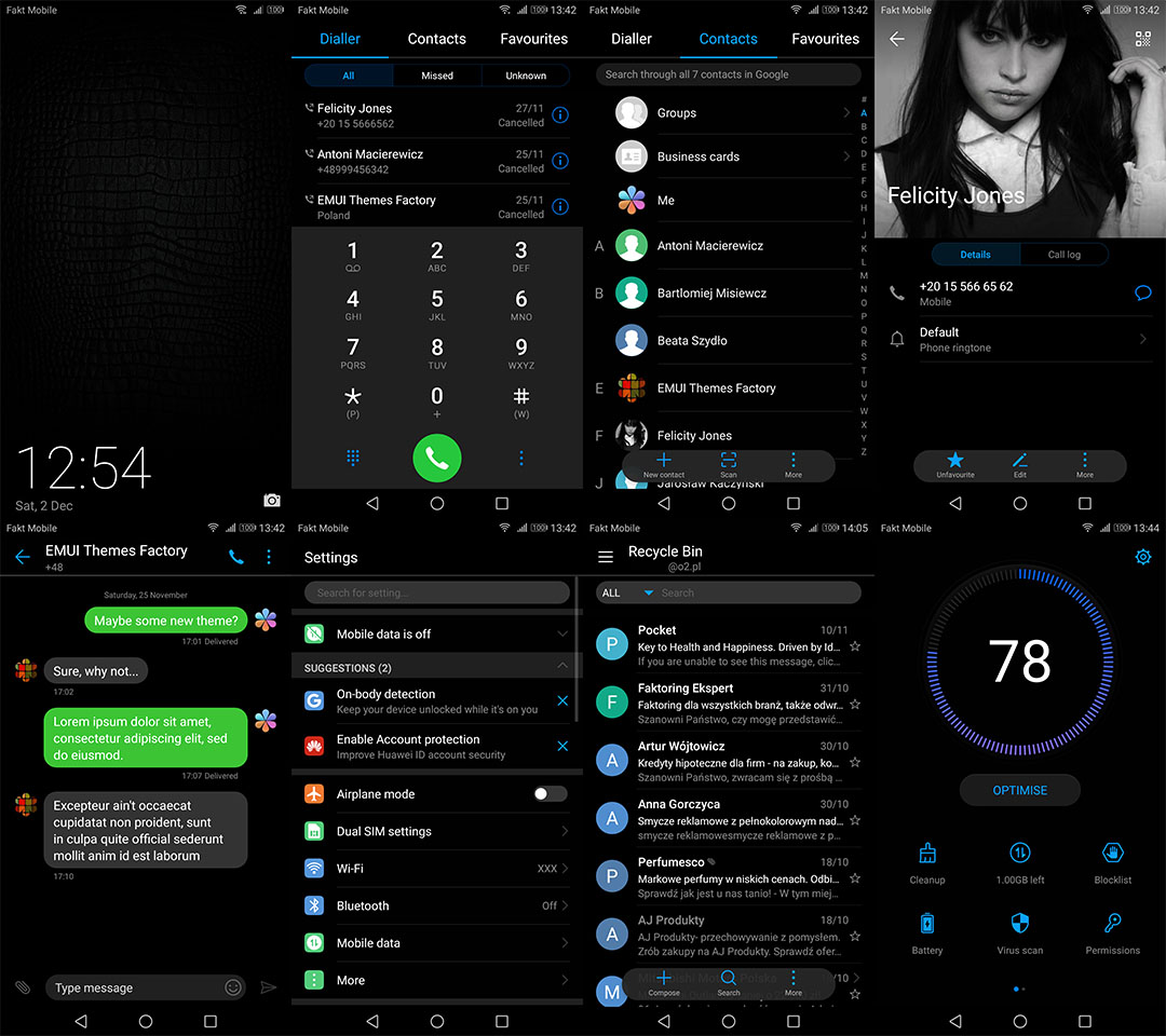 [THEME] Mate 10 Pro Dark Mode for ALL EMUI 5… Huawei P10