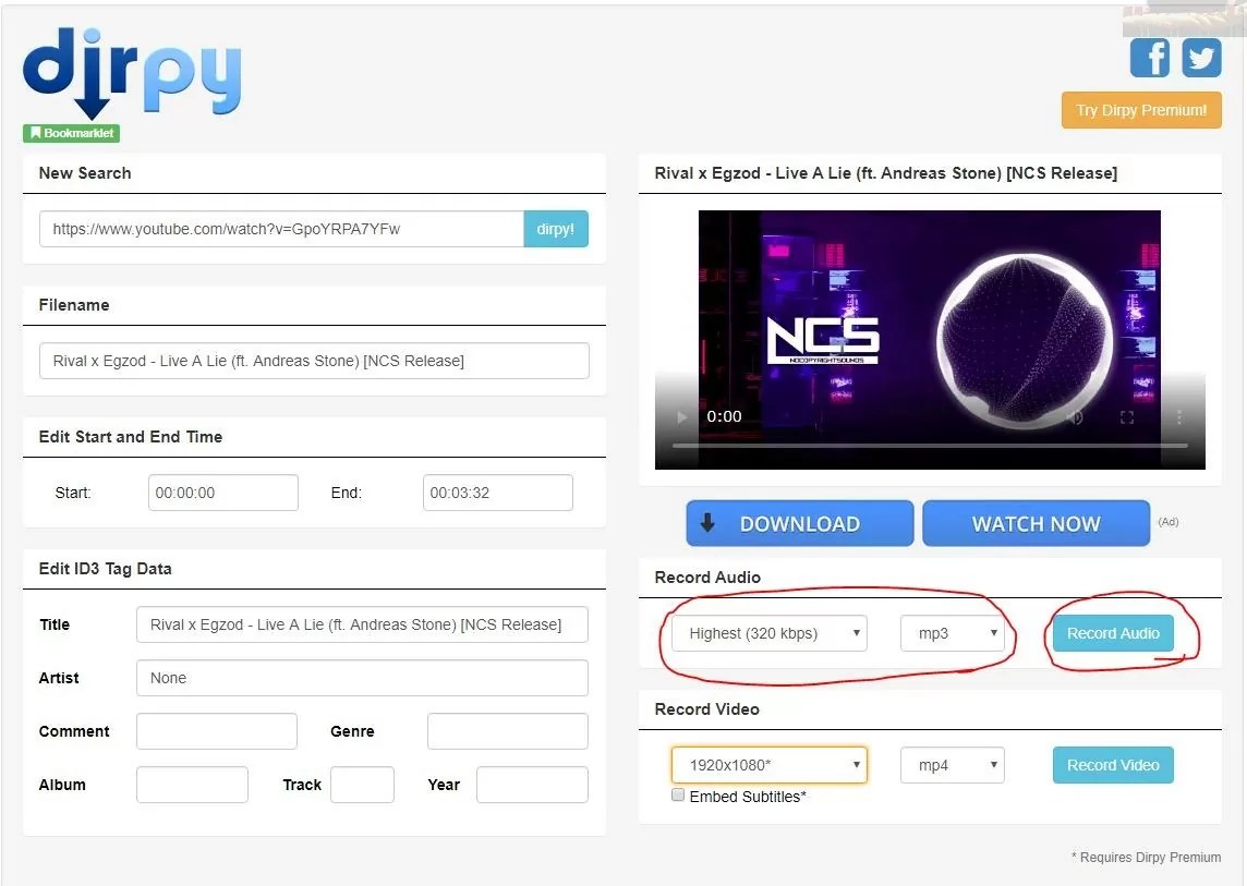 Youtubeから音楽や動画を形式を選択して保存できる「dirpy」の使い方 運用エンジニアの覚え書き