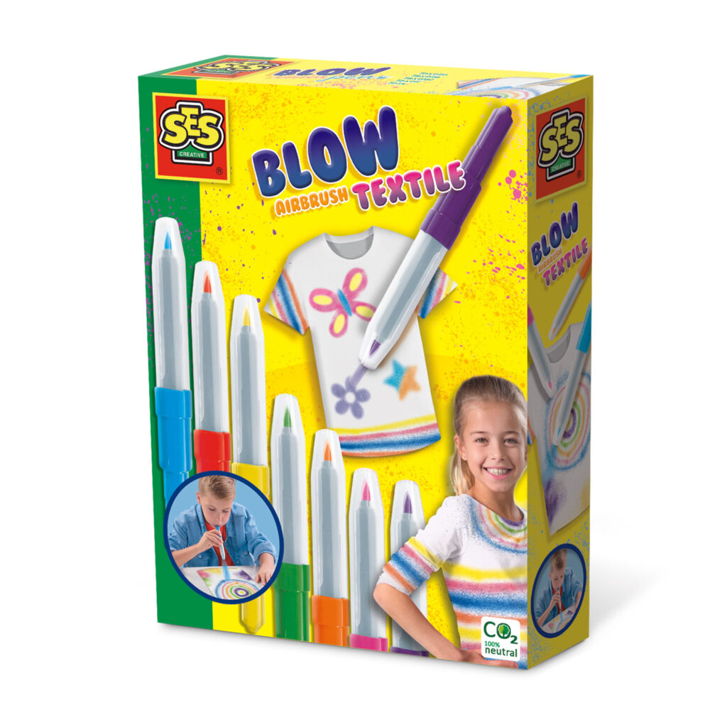 Blow airbrush Pens Textil SES Creative