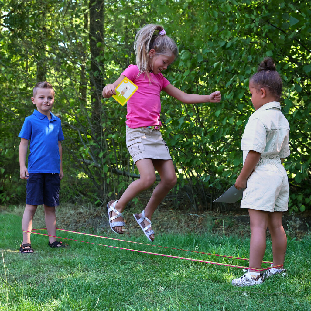 Jump! Animals Juegos con la goma SES Creative