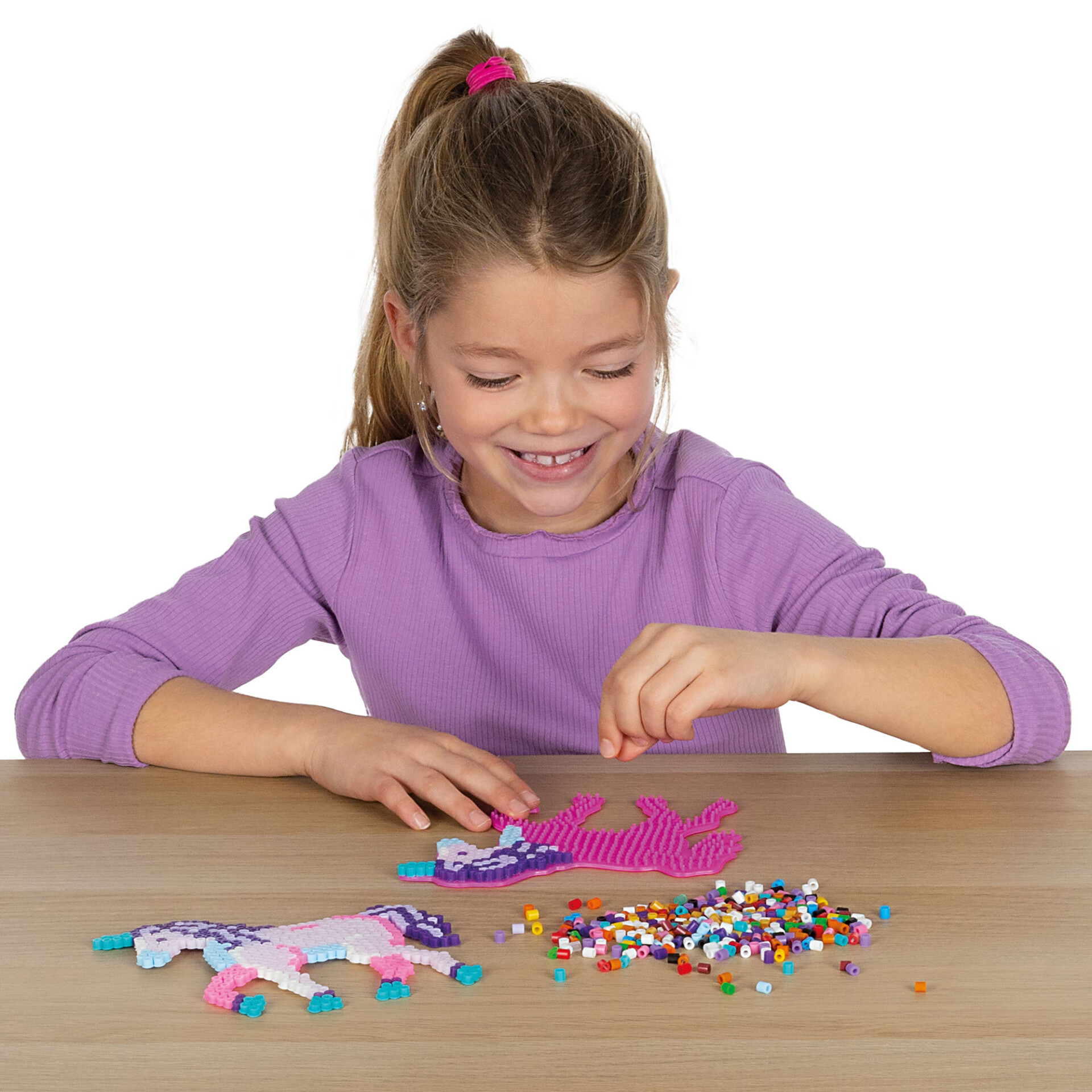 Green Beedz Pegboard unicorn SES Creative