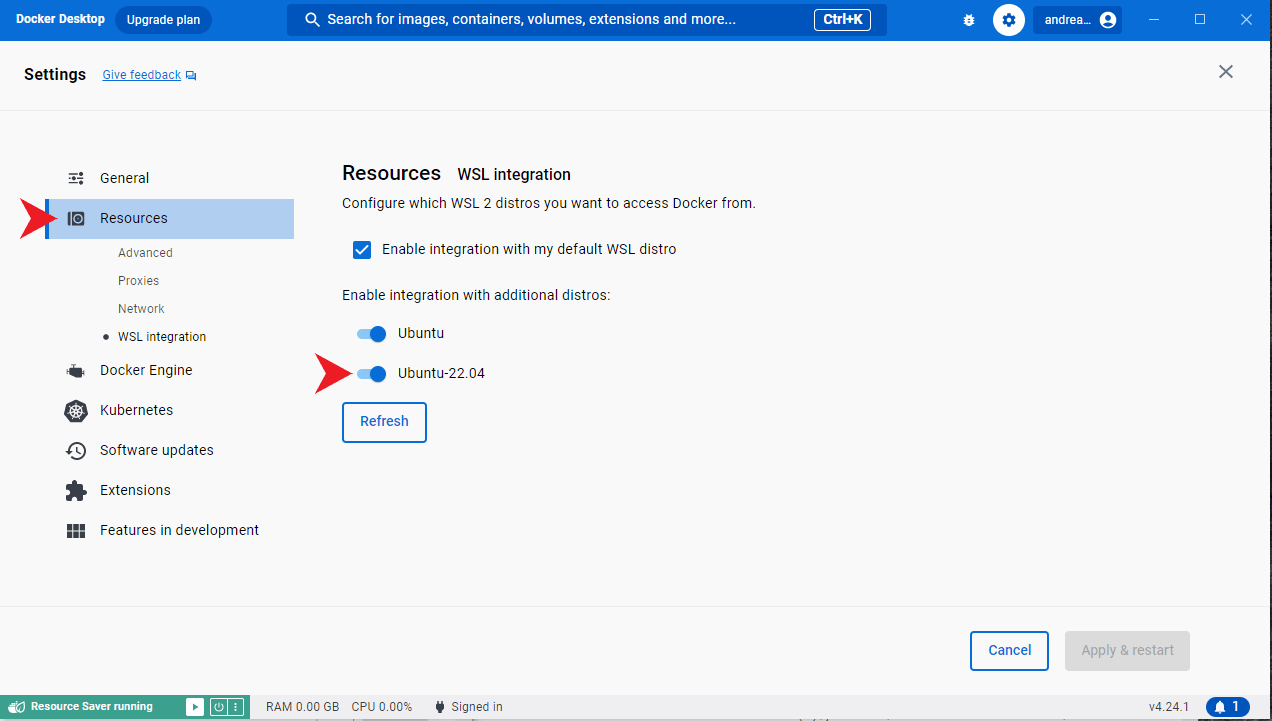 Install Docker Desktop (Windows) ROS 2 Setup Guide