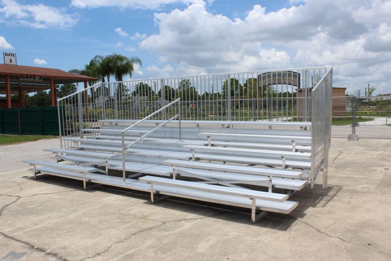 5 Row Aluminum Bleachers for Sale Southeastern Seating