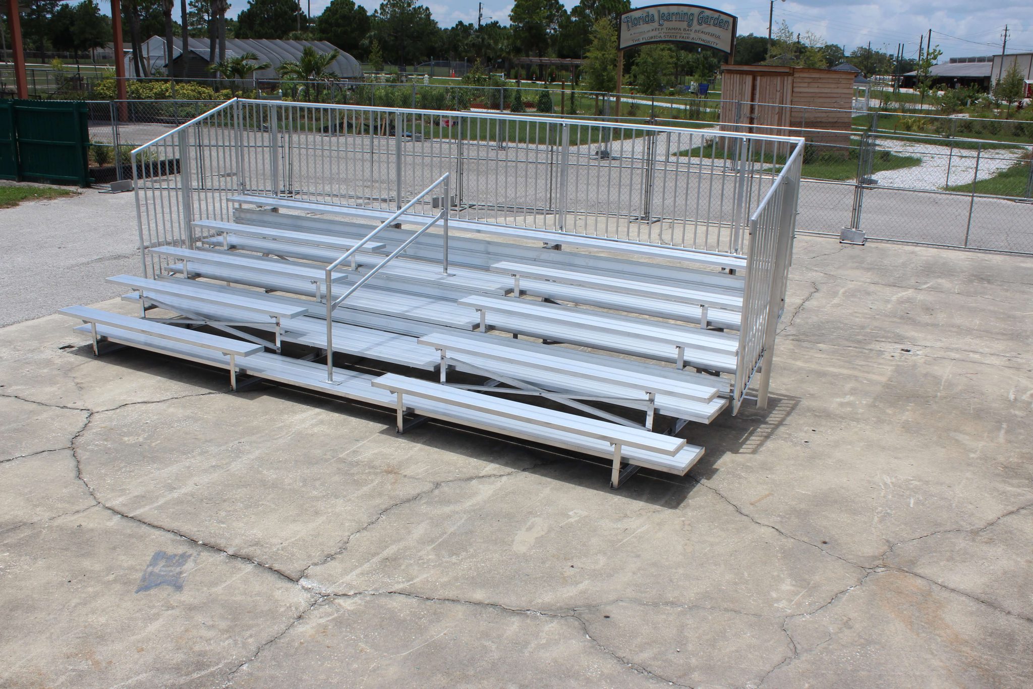 5 Row 31.5ft Aluminum Bleacher Southeastern Seating