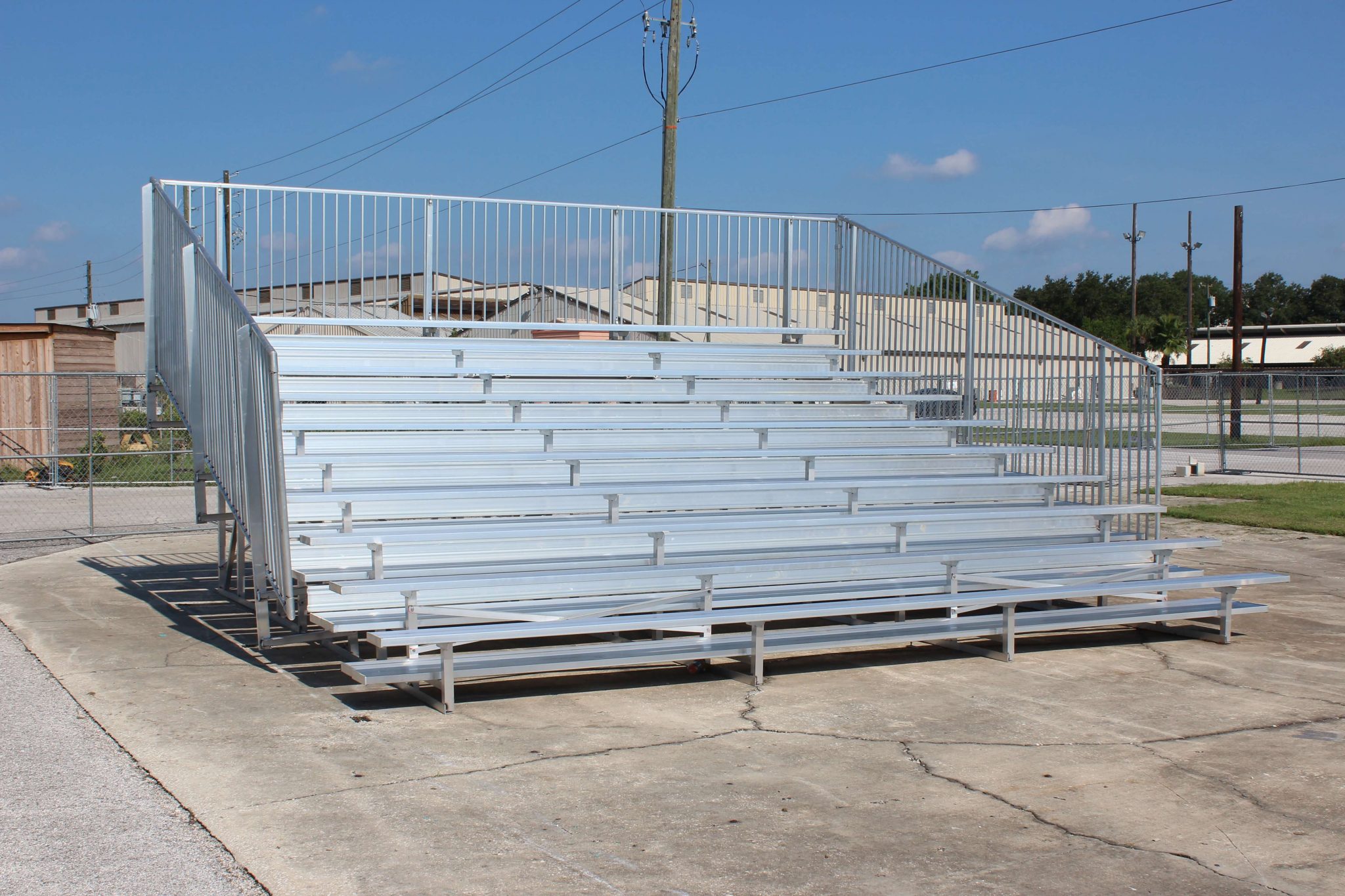 10 Row Aluminum Bleachers for Sale Southeastern Seating