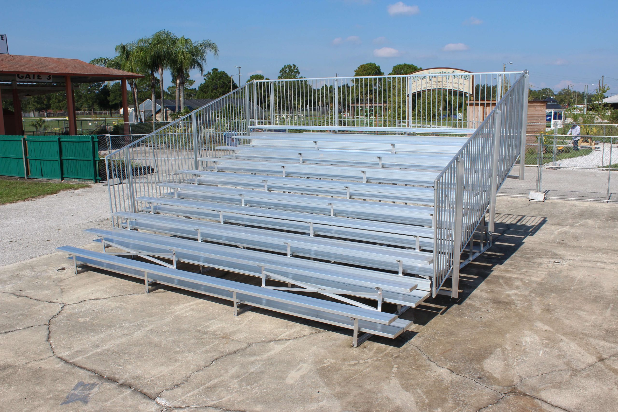 10 row aluminum bleachers for sale Bleachers Manufacture Ship
