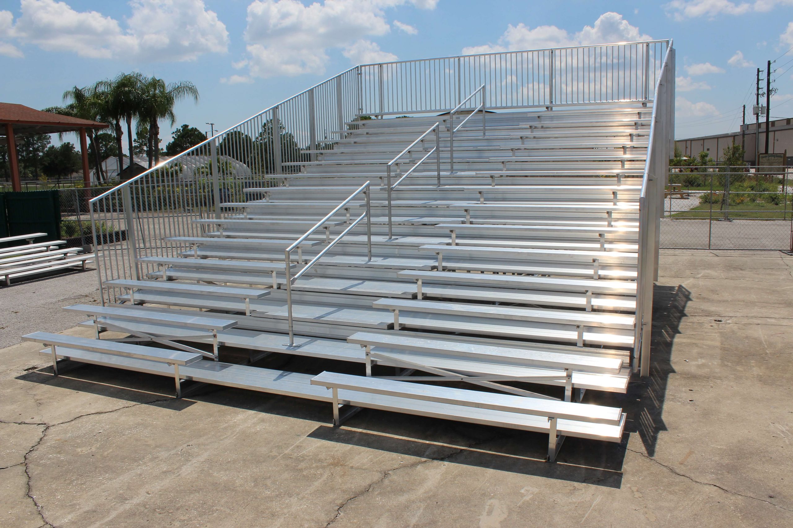 15 row aluminum bleachers for sale Aluminum bleachers Deliver Ship