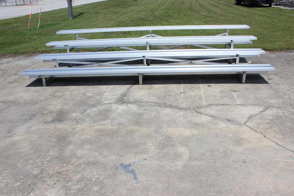 4 Row Aluminum Bleachers for Sale Best Prices SE Seating