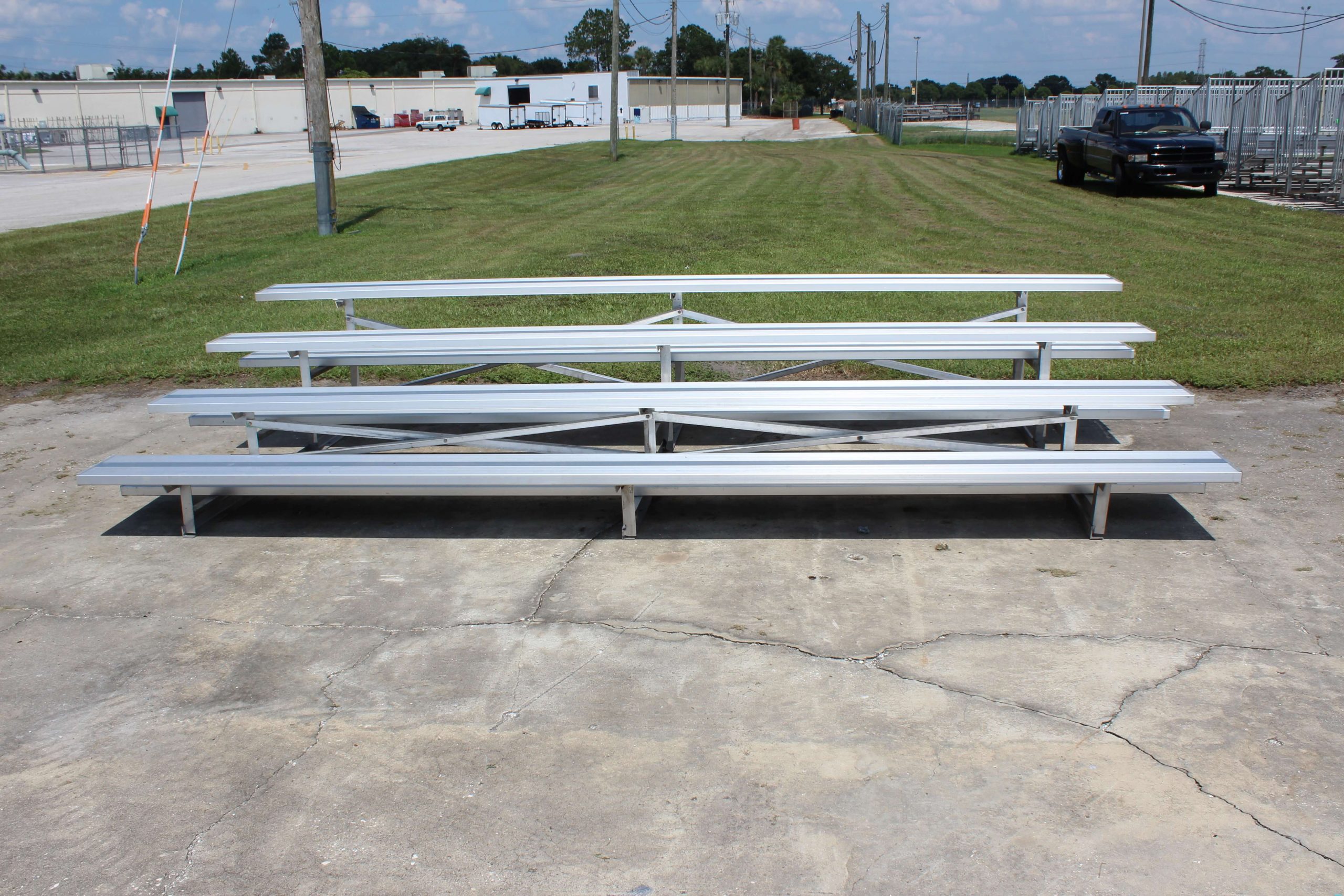 4 Row Aluminum Bleachers for Sale Best Prices SE Seating