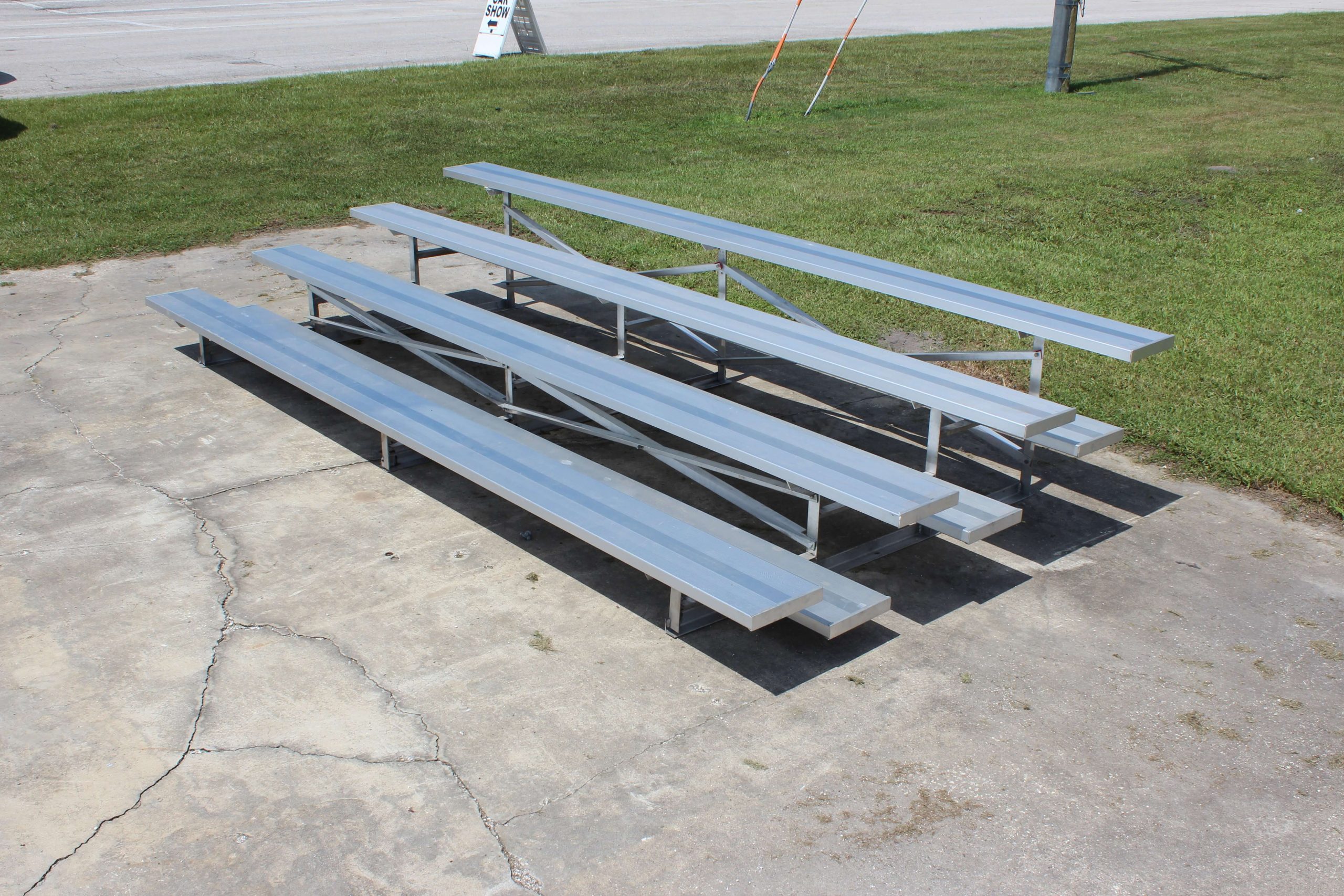 4 Row Aluminum Bleachers for Sale Best Prices SE Seating