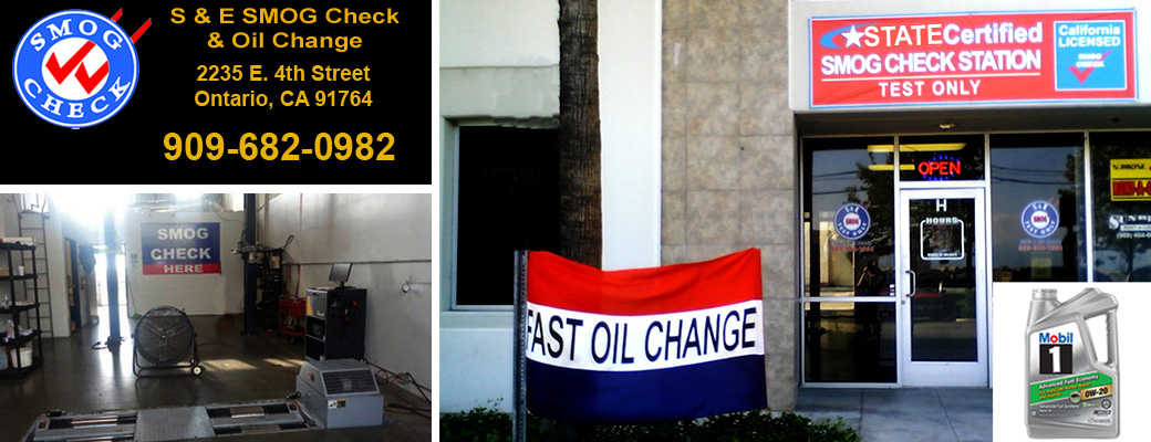 Star certified Best SMOG CHECK & Oil Change Place in Ontario
