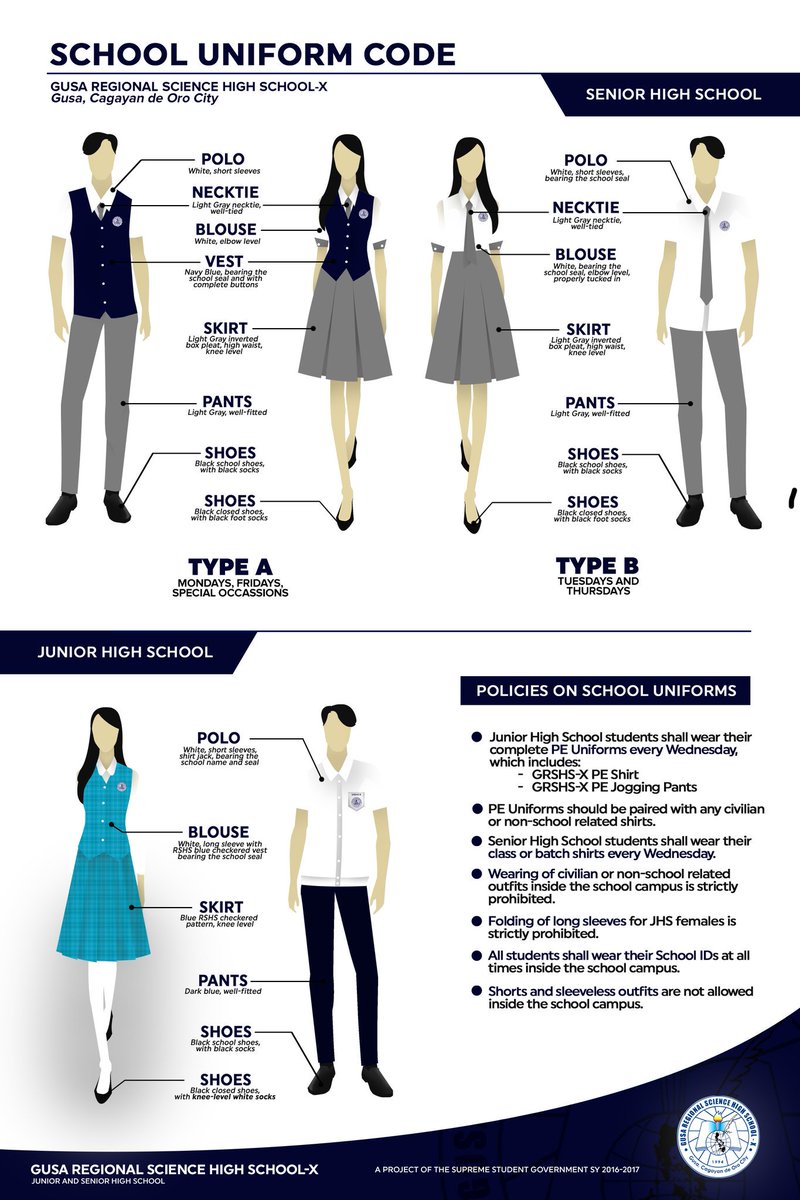 Dress Code Gusa Regional Science Highschool X