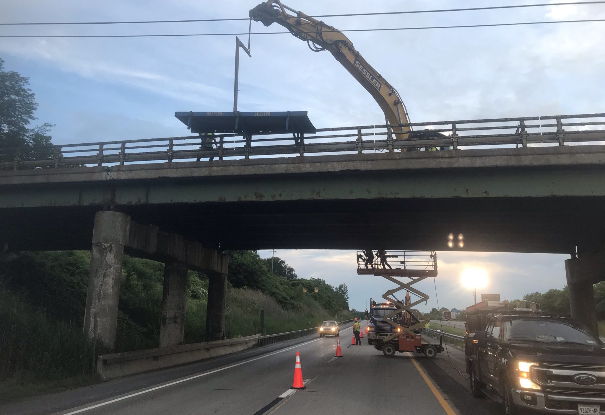 Canton Street Over I90, Warners, New York Sessler Wrecking