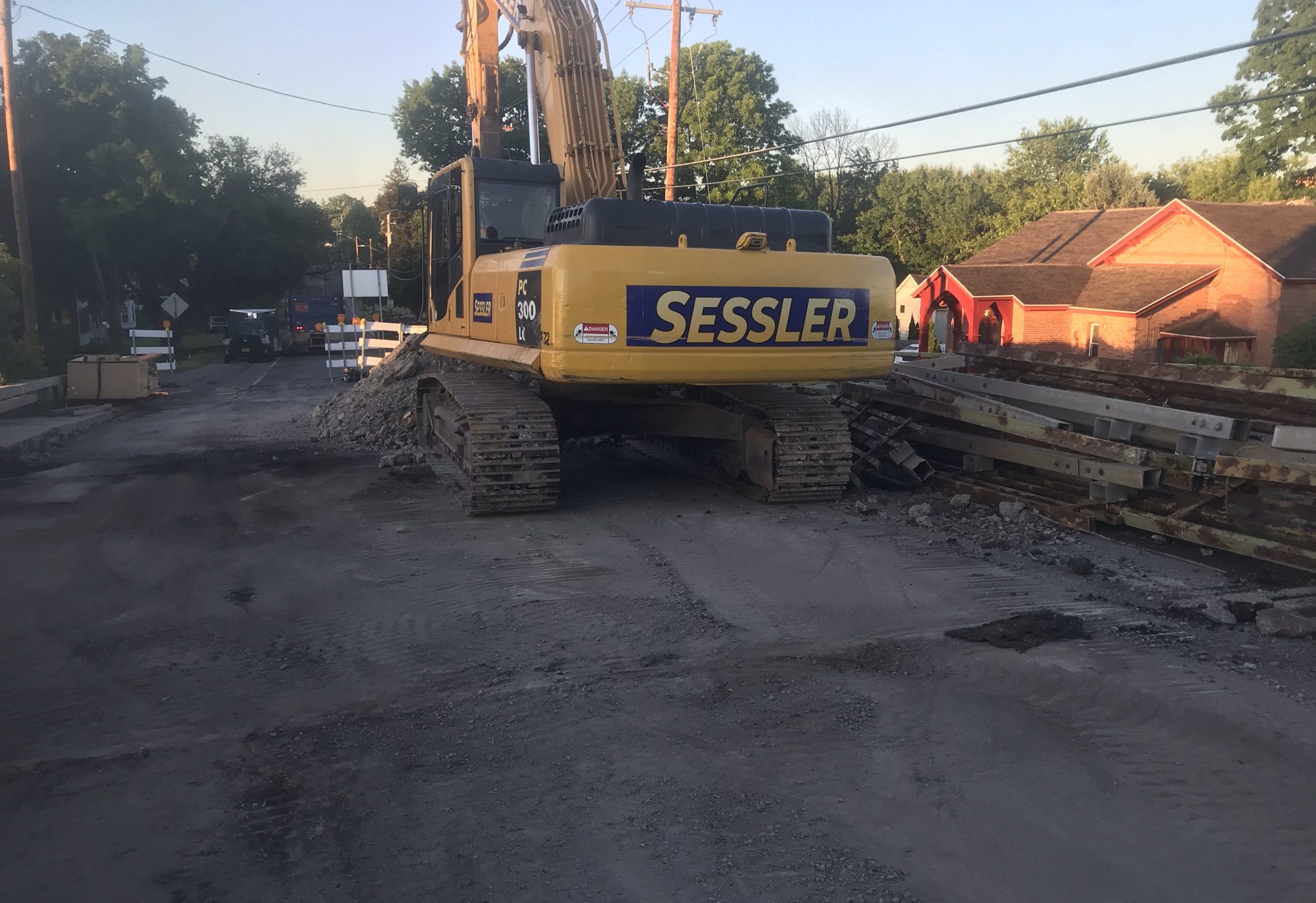 Canton Street Over I90, Warners, New York Sessler Wrecking