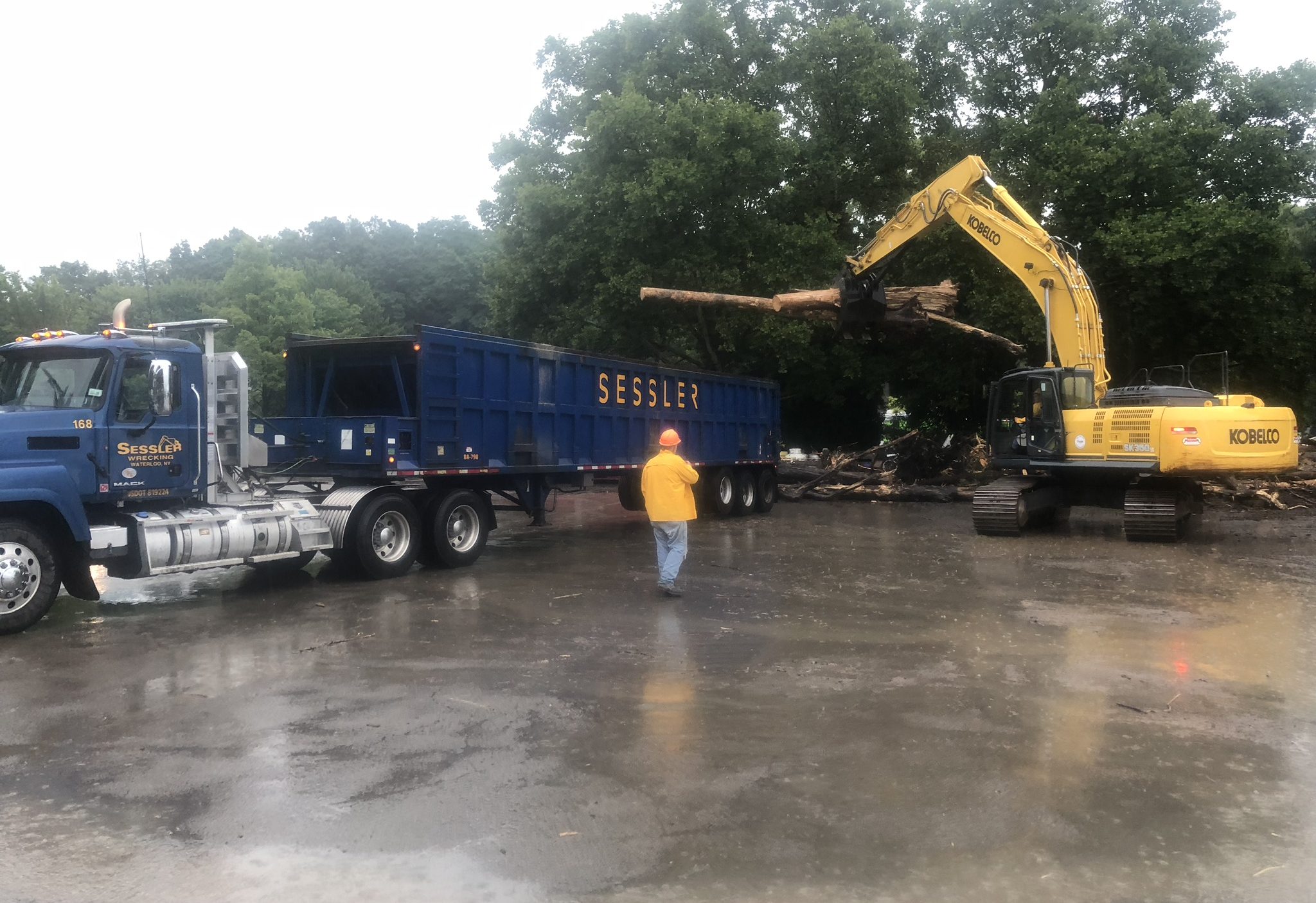 Emergency Flooding Response, Lodi, New York Sessler Wrecking