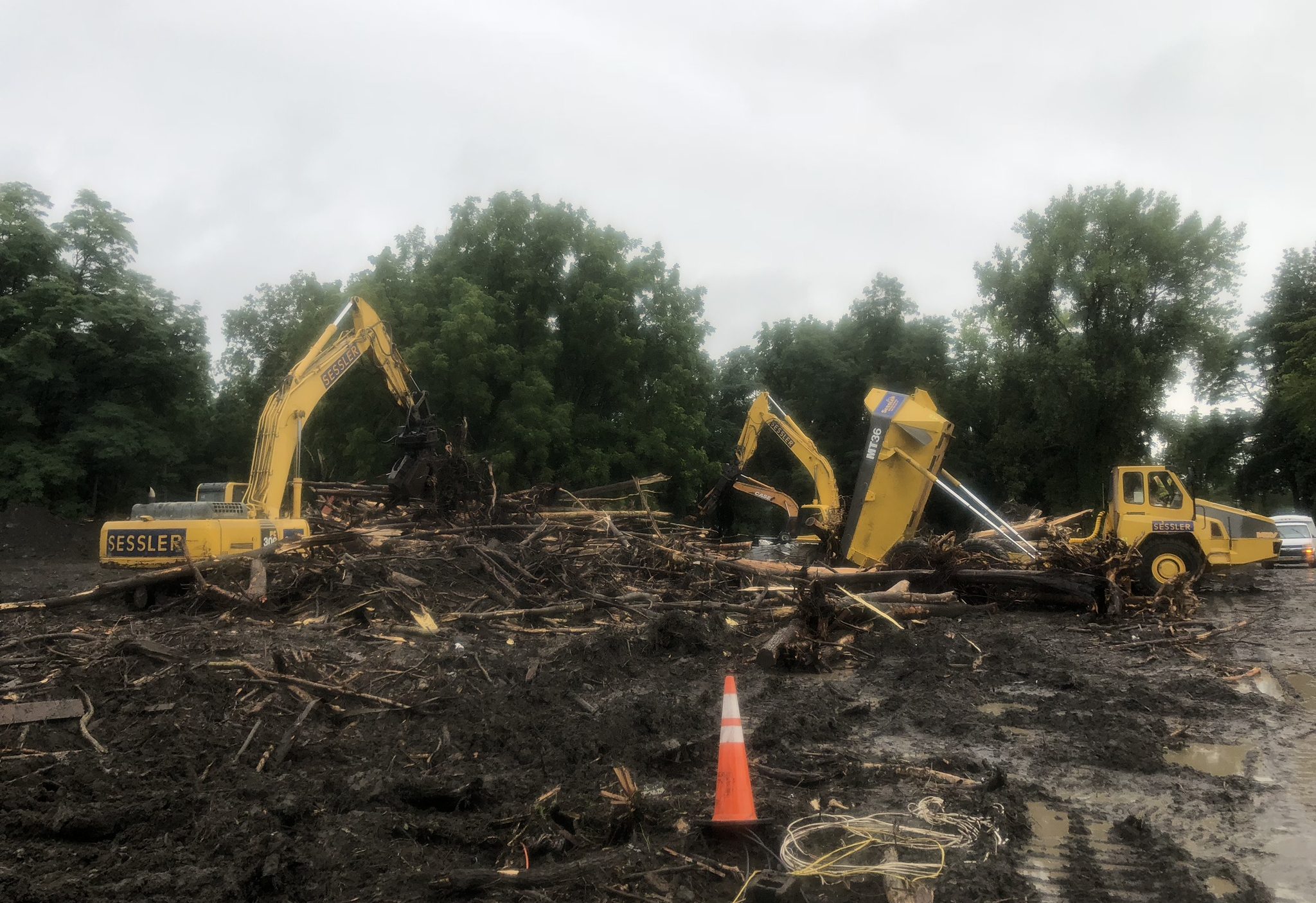 Emergency Flooding Response, Lodi, New York Sessler Wrecking